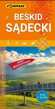 Mapa turystyczna - Beskid Sądecki 1:50 000