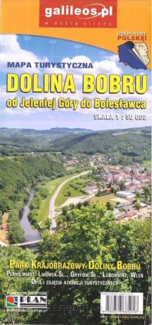 Mapa turystyczna - Dolina Bobru 1:50 000