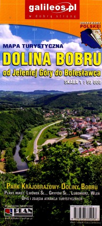 Mapa turystyczna - Dolina Bobru 1:50 000