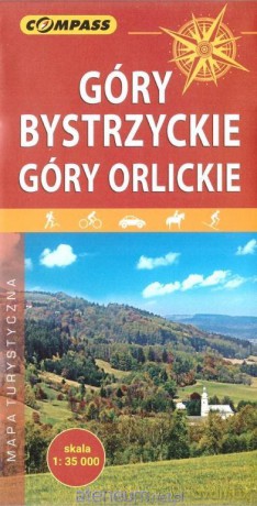 Mapa turystyczna - Góry Bystrzyckie/Orlickie