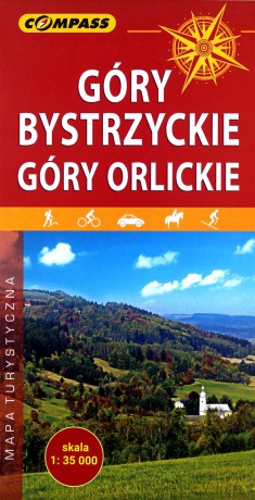 Mapa turystyczna - Góry Bystrzyckie/Orlickie