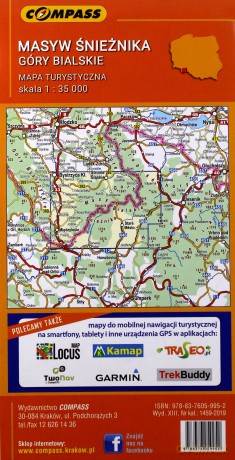 Mapa turystyczna - Masyw Śnieżnika 1:35 000