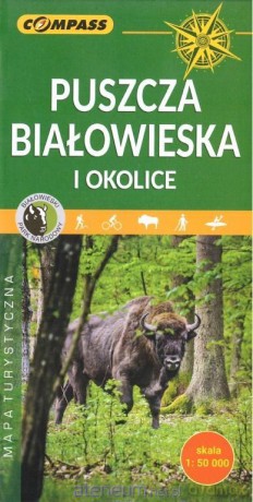 Mapa turystyczna - Puszcza Białowieska i okolice