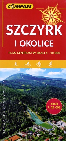 Mapa turystyczna - Szczyrk i okolice 1:25 000