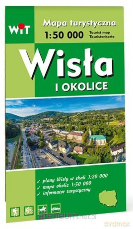 Mapa turystyczna - Wisła i okolice