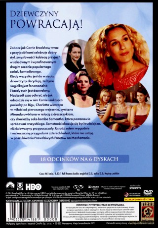Seks w wielkim mieście Sezon 1-3 [BOX] [13DVD]