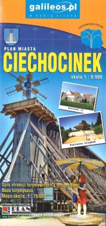 Plan miasta - Ciechocinek 1:9 000