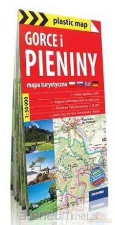 Plastic map Gorce i Pieniny 1:50 000 mapa