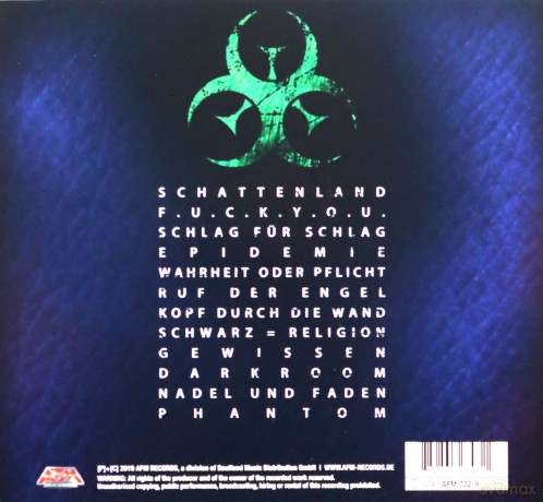 Schattenmann: Epidemie (digipack) [CD]