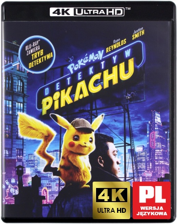 Pokémon Detektyw Pikachu [Blu-Ray 4K]+[Blu-Ray]