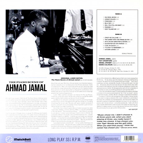 Ahmad Jamal: The Piano Scene Of Ahmad Jamal [Winyl]
