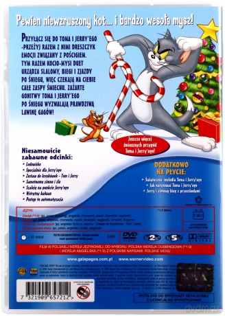 Tom i Jerry: Świąteczne przygody [DVD]