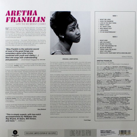 Aretha Franklin: Aretha - With The Ray Bryant Combo [Winyl]