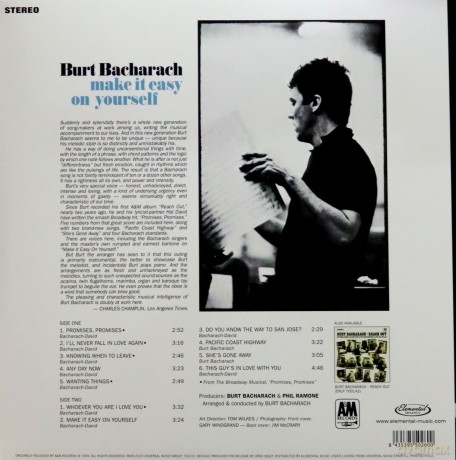 Burt Bacharach: Make It Easy On Yourself [Winyl]