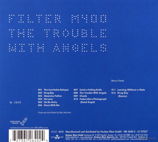 Filter: The Trouble With Angels [CD]