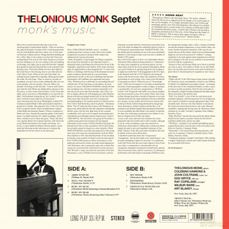 Thelonious Monk: Monk'S Music (Limited Transparent Red) [Winyl]