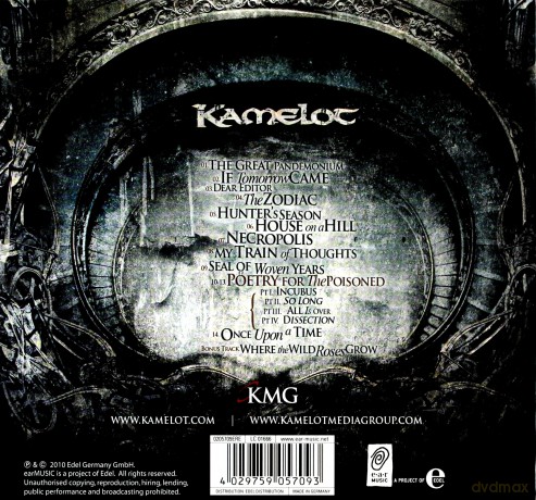 Kamelot: Poetry For The Poisoned [CD]+[DVD]