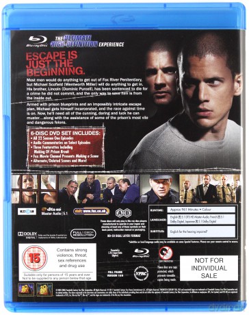 Prison Break Season 1 (Skazany na Śmierć) [6xBlu-Ray]