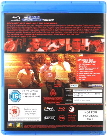 Prison Break Season 2 (Skazany na Śmierć) [6xBlu-Ray]
