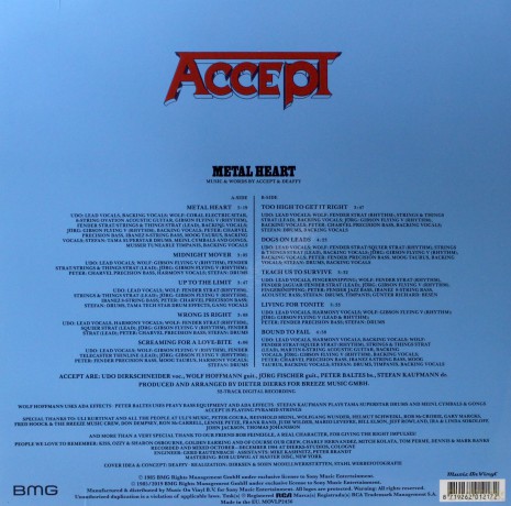 Accept: Metal Heart [Winyl]