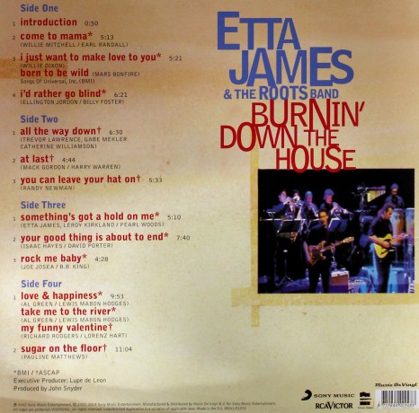 Etta James: Burnin' Down The House [2xWinyl]