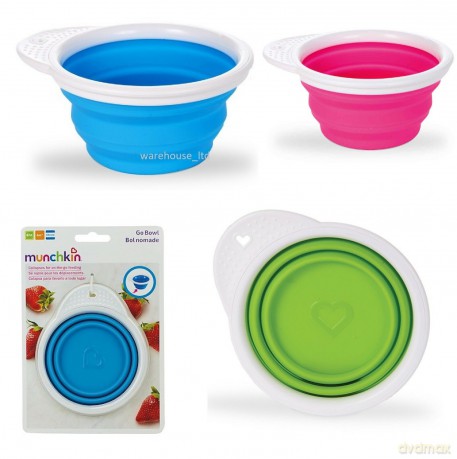 Munchkin Go Bowl Miseczka składana z pokrywką