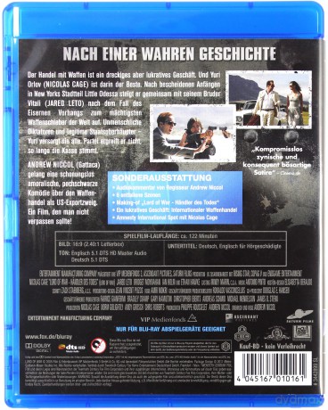 Lord of War (Pan życia i śmierci) [Blu-Ray]