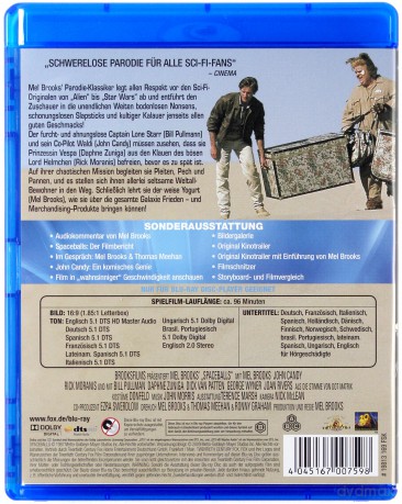 Spaceballs (Kosmiczne jaja) [Blu-Ray]