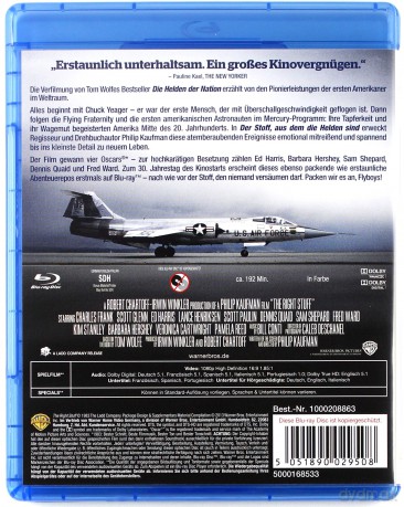 The Right Stuff (Pierwszy krok w kosmos) [Blu-Ray]