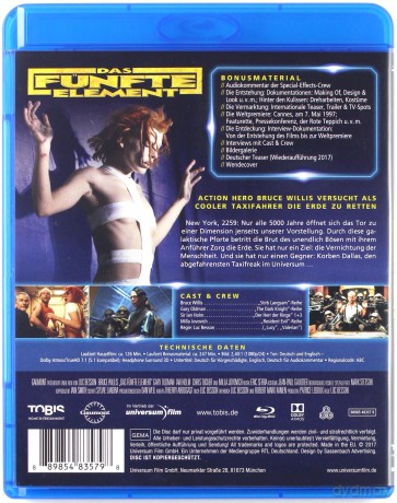 The Fifth Element (Piąty Element) [Blu-Ray]