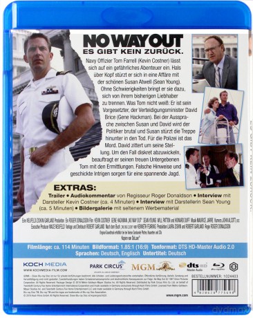 No Way Out (Bez wyjścia) [Blu-Ray]