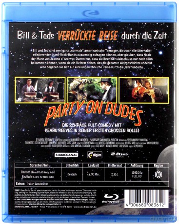 Bill & Ted's Excellent Adventure (Fantastyczne przygody Billa i Teda) [Blu-Ray]