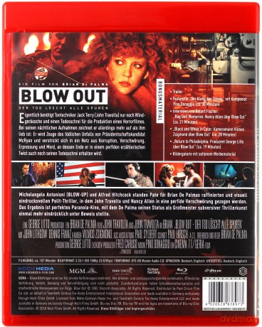 Blow Out (Wybuch) [Blu-Ray]+[DVD]