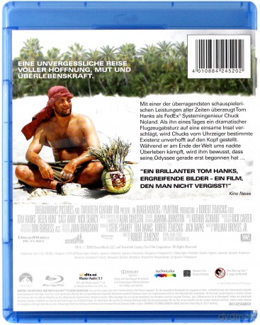Cast Away (Poza światem) [Blu-Ray]