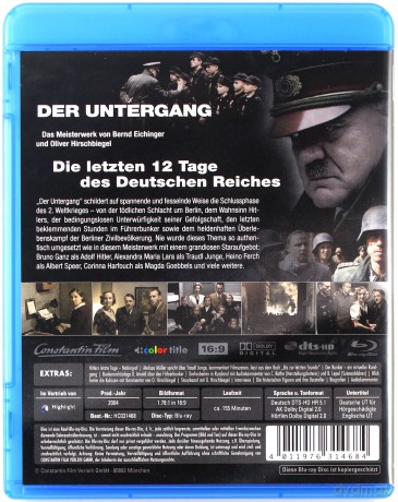 Downfall (Der Untergang) (Upadek) [Blu-Ray]
