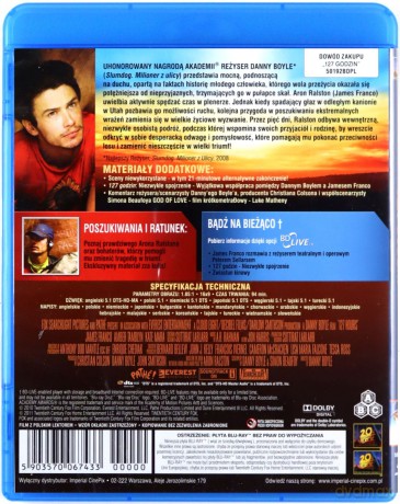 127 godzin [Blu-Ray]