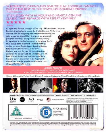 A Matter Of Life And Death (Sprawa życia i śmierci) (steelbook) [Blu-Ray]