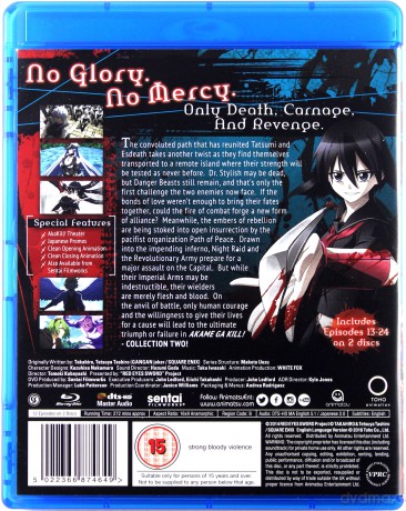 Akame Ga Kill Collection 2 (Episodes 13-24) [2xBlu-Ray]