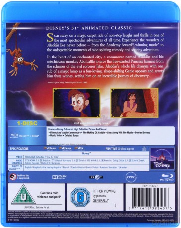 Aladyn (Disney) [Blu-Ray]