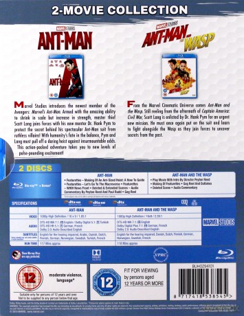 Ant-Man 1 & 2 [Blu-Ray]