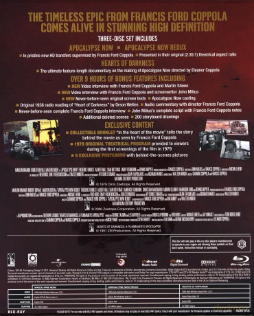 Apocalypse Now (Including Hearts Of Darkness) (Czas Apokalipsy) [3xBlu-Ray]
