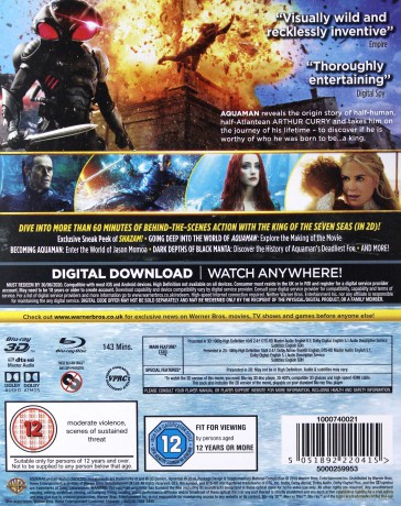 Aquaman [Blu-Ray 3D]+[Blu-Ray]