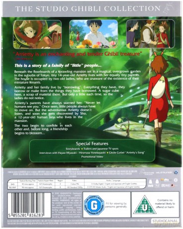 Arrietty (Tajemniczy świat Arrietty) [Blu-Ray]+[DVD]