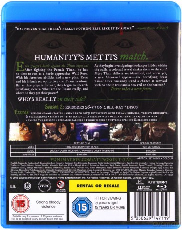 Attack On Titan - Season 2 (Funimation) [2xBlu-Ray]