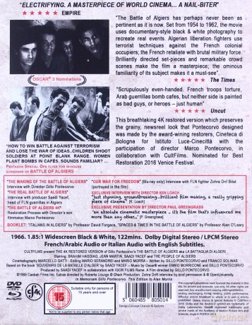 Battle of Algiers (Bitwa o Algier) [Blu-Ray]+[DVD]