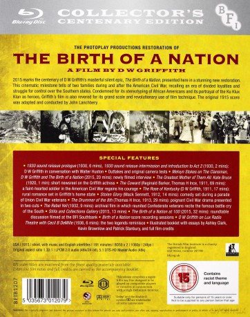 Birth Of A Nation (Centenary Edition) (Narodziny narodu) [2xBlu-Ray]