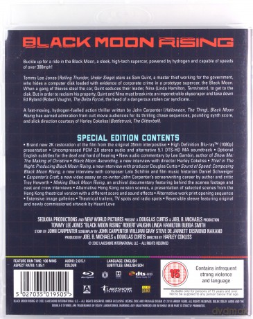 Black Moon Rising (Wschód czarnego księżyca) [Blu-Ray]