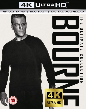 Bourne 4K Collection (Tożsamość Bourne'a / Krucjata Bourne'a / Ultimatum Bourne'a / Dziedzictwo Bourne'a / Jason Bourne) [5xBlu-Ray 4K]+[5xBlu-Ray]