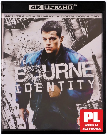 Tożsamość Bourne'a [Blu-Ray 4K]+[Blu-Ray]