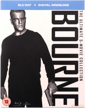 Bourne: The Ultimate 5-Movie Collection (Tożsamość Bourne'a / Krucjata Bourne'a / Ultimatum Bourne'a / Dziedzictwo Bourne'a / Jason Bourne) [5xBlu-Ray]
